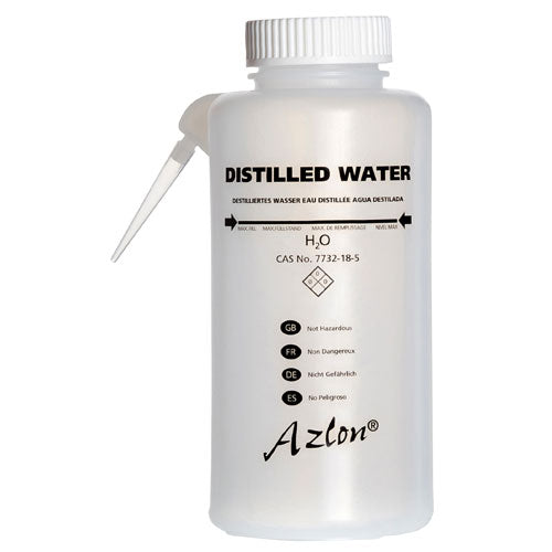 Washbottle Integ GHS Distilled, LDPE 500, 5/CS | 506365-0005