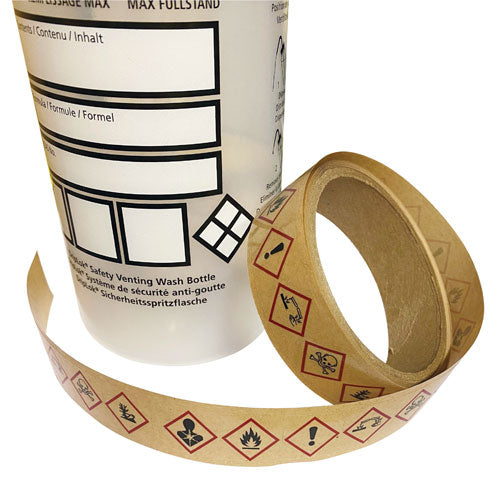 Washbottle GHS Labels, Roll of 42 Sets/6 | 506475-0000