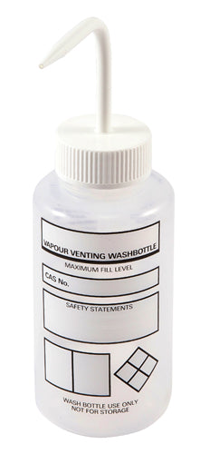 Washbottle Wide Mouth Vent Custom, LDPE 500 mL | 506475-0002