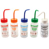 Washbottle GHS Wide Mouth Set of 5, LDPE 250 mL | 506485-0005