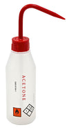 Washbottle Sloped Narrow Mouth Acetone, LDPE 250 mL | 506905-0004
