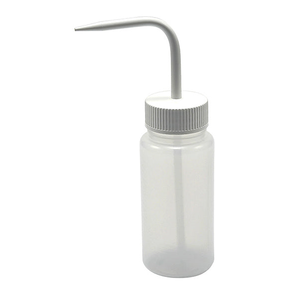 Washbottle Wide Mouth White Cap, LDPE 250 mL | 506925-0001