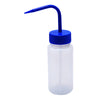 Washbottle Wide Mouth Blue Cap, LDPE 250 mL | 506925-0005