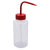 Washbottle Wide Mouth Red Cap, LDPE 500 mL | 506935-0002
