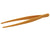 Tweezers Yellow, Rounded, PMP 180 mm, 6/CS | 516555-0003