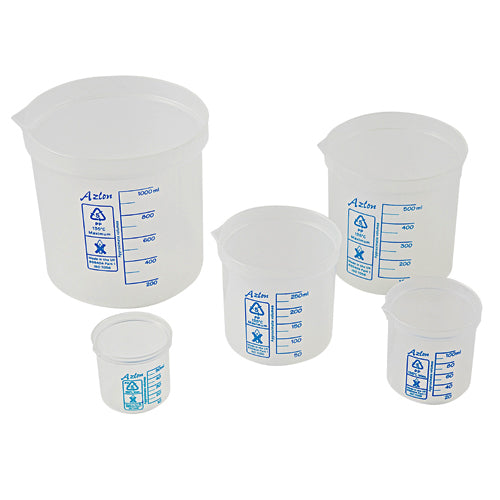 Beaker Set, PP 50, 100, 250, 500, 1000 mL | 522135-0001