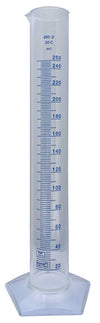 Cylinder Printed Graduated, PMP 250 mL, 2/PK | 537805-0250