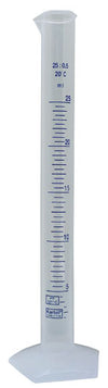 Cylinder Printed Graduated, PP 25 mL, Polypropylene, 2/PK | 537815-0025