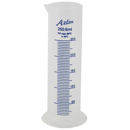 Cylinder Squat Graduated, PP 250 mL, Polypropylene | 537835-0250