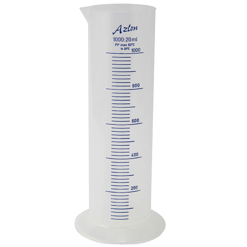 Cylinder Squat Graduated, PP 1000 mL, Polypropylene | 537835-1000