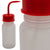 Washbottle Wide Mouth, LDPE 250 mL Red, 6/PK | 706434-0250