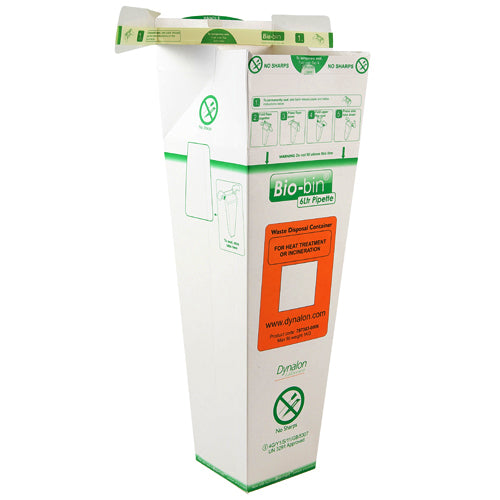 Bio-Bin Pipette Model, 6 x 6 x 15 In. 6 L Case/40 | 797303-0006