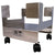 Bio-Bin Wheeled Floor Stand, SS 30 L, Stainless steel | 797303-6302