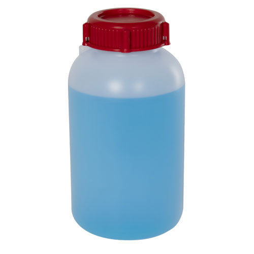 Sealable Bottle Wide Mouth with Cap, HDPE 500 mL | 803223-0500