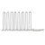 8 strip tip Combo Ubotsnapcap10BX-10BG/2, Polystyrene | DWPC8RC