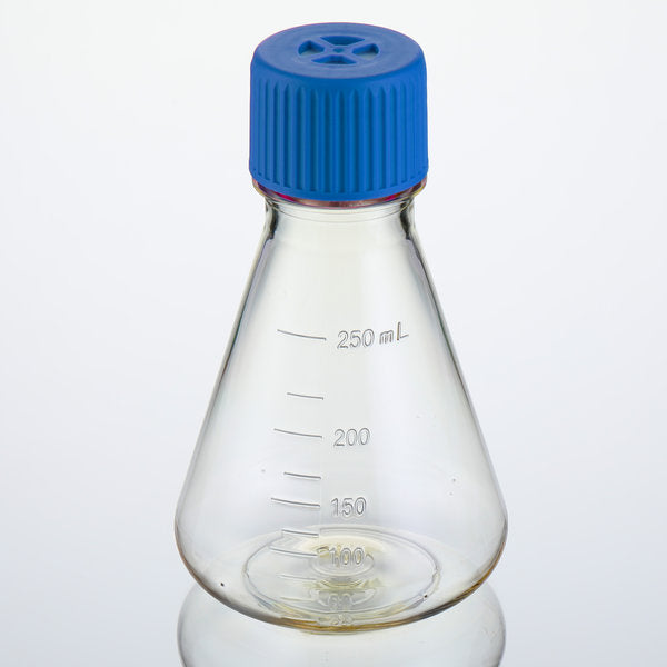 Erlen Flask 250mI PETG Flat Vent Case/12 | EFG-250V