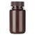 Bottle Packaging Wide Mouth Amber HDPE 250 mL | WMPB250A