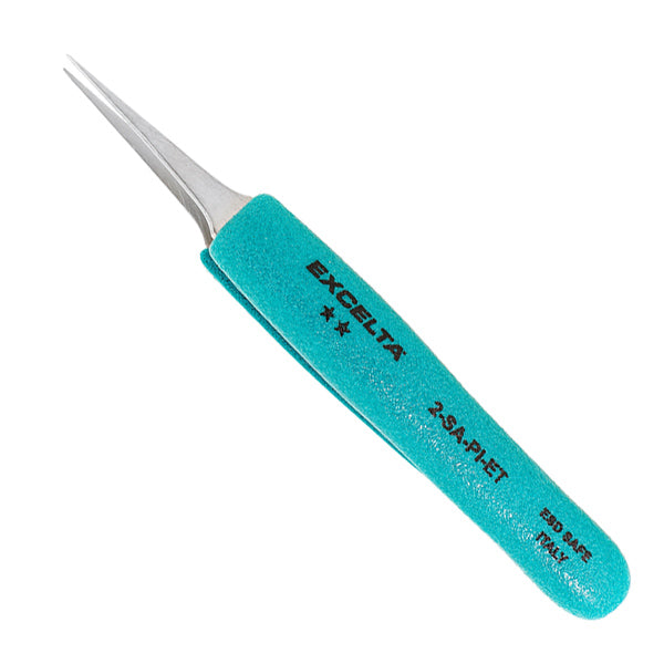 Tweezers 2 Star Straight Tapered Fine Point Anti-Mag. SS Ergo - 2-SA-PI-ET
