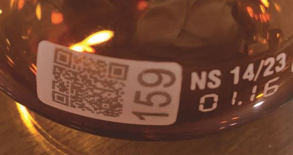 Vol Flask,Cls A, Ind, Wm, Amber,5ml - FGAM005