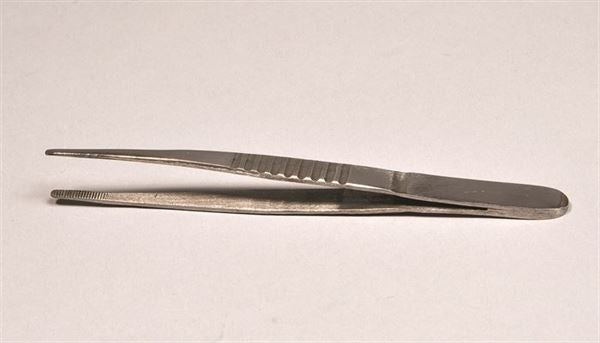 Stainless Steel Forcep, Econ Blunt, 4.5" - FOBL45