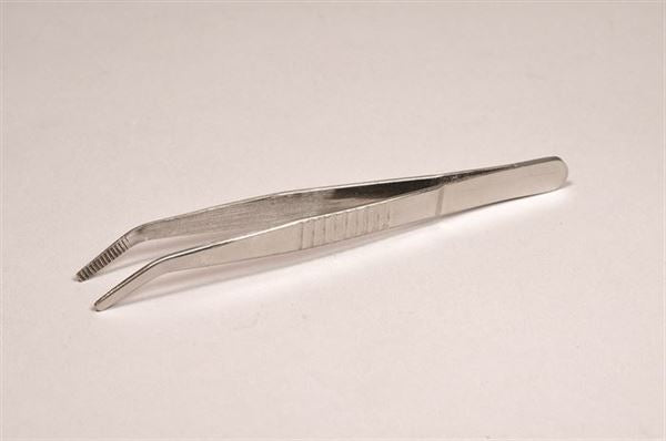 Stainless Steel Forcep, Angular Blunt,5" - FOBLC5