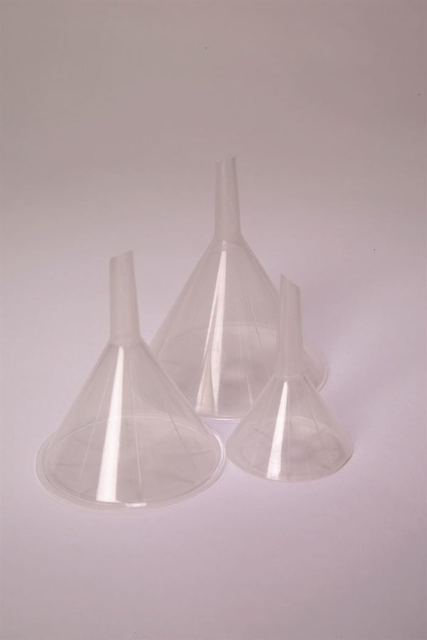Precision Instructional Utility Funnels (35 mm, 52 mm, 65 mm) for Plasti... | FPPC03-PK/3