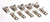 Industrial Application-Specific Fahnestock Clips, Pack Of 10 | United S... | FSCP01-PK/10