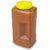 Container, 2000mL (2 Liter), Affixed Screwcap, Amber-108020A