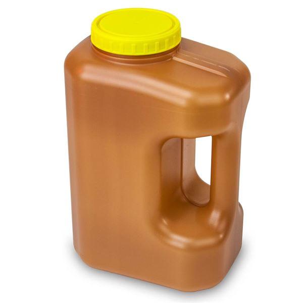Container, 3000mL (3 Liter), Affixed Screwcap, Amber-108030A