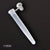Microcentrifuge Tube, 6 x 47mm (400uL), LDPE, Attached Plug Cap-110540