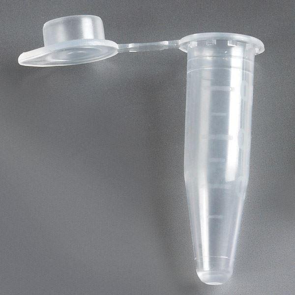 PCR Tube, 0.6mL, Thin Wall, Attached Flat Top Cap-110573N
