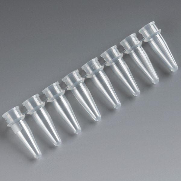 PCR Reaction Tube Strip, 0.2mL, Thin Wall, Natural/Unit-110575N
