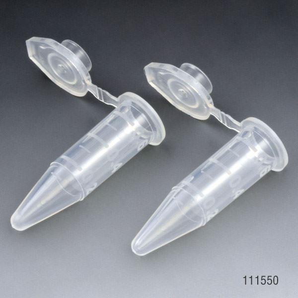 Microcentrifuge Tube, 0.6mL, Attached Flat Top Cap, Graduated-111550