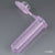 Microcentrifuge Tube, 2.0mL, Attached Snap Cap, Violet, 500/Stand -111574V