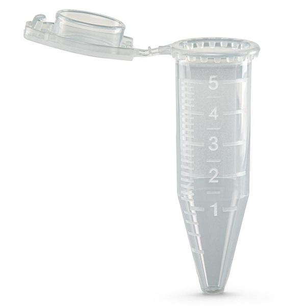 Diamond Midi Centrifuge Tube, 5.0mL, Natural, STERILE, 20/Bag, 10 Bags/Unit-111578S