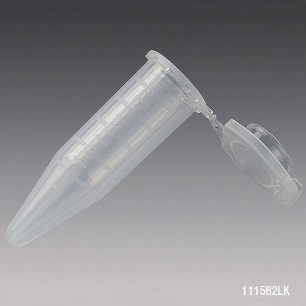 Diamond Midi Centrifuge Tube, 5.0mL, PP, Attached Locking Snap Cap-111582LK