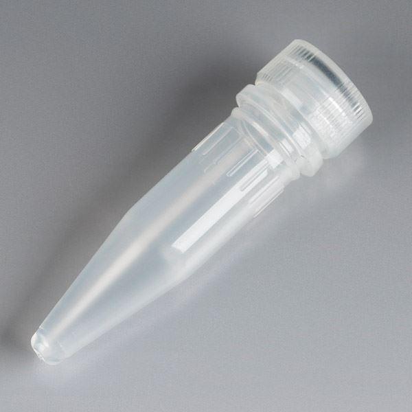 Microtube, 1.5mL, Attached Screw Cap 100/Bag, 10 Bags/Unit-111710