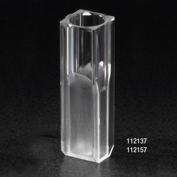 Cuvette, Micro, 1.5mL, with 2 Clear Sides, 100/Tray, 5 Trays/Unit-112157