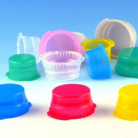 Cap, Snap, 16mm, PE, for Vacuum and Test Tubes, Yellow-113141Y
