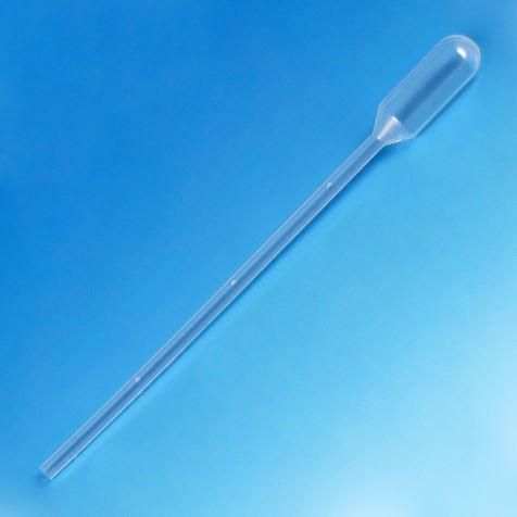 Transfer Pipet, 1.5mL, Pediatric, Graduated to 0.3mL, 115mm, STERILE, Paper Peel Wrapped, 100/Bag, 5 Bags/Unit-136036-S01