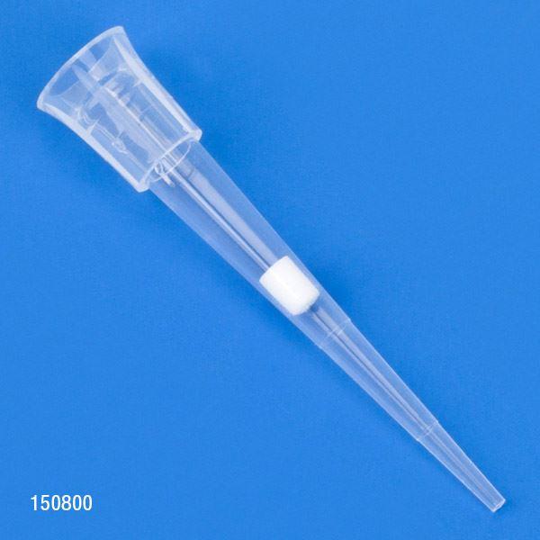 Filter Pipette Tip, 0.1 - 10uL, 31mm, Natural, STERILE, 96/Rack, 10 Racks/Box-150800