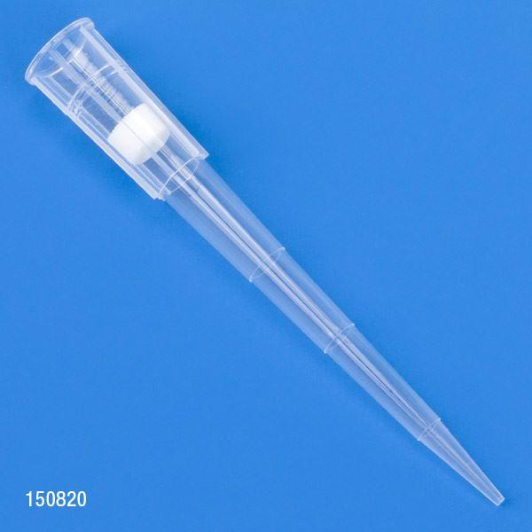 Filter Pipette Tip, 1 - 200uL, 54mm, Natural, STERILE, 96/Rack, 10 Racks/Box-150820
