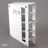 Pipette Storage Rack, 4 Compartment, White-1685W