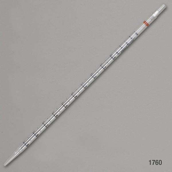 Serological Pipette, 10mL, PS, Standard Tip, 345mm, STERILE, Orange Band, Wrapped, 200/Dispenser Box-1760