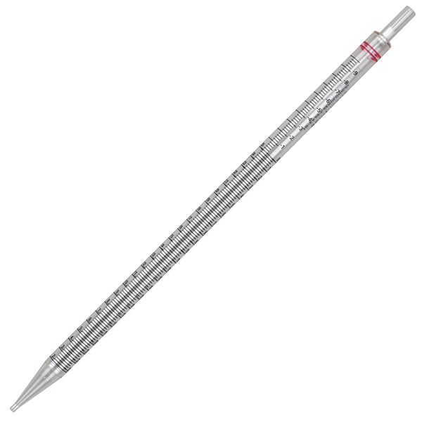 Serological Pipette, 25mL, PS, Standard Tip, 345mm, STERILE, Red Band, Wrapped, 50/Bag, 4 Bags/Unit-1785