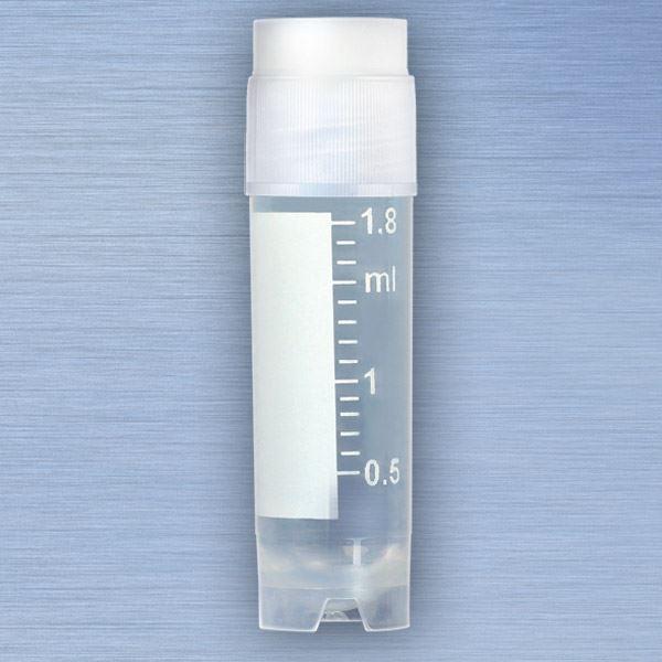 CryoCLEAR vials, 2.0mL, STERILE, External Threads,Self-Standing, 50/Bag, 10 Bags/Case-3012