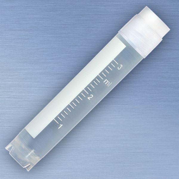 CryoCLEAR vials, 3.0mL, STERILE, External Threads,Self-Standing, 50/Bag, 10 Bags/Case-3013