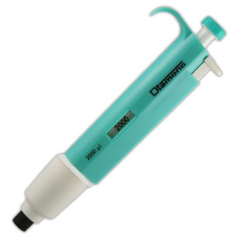 Pipette, Diamond, Fixed Volume, 2000uL (2mL), Light Green-3302-2000