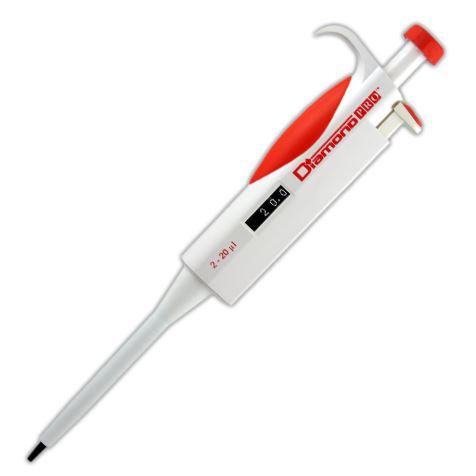 Pipette, Diamond PRO, Adjustable Volume, 2 - 20uL, Pink-3311-20