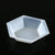 Weighing Boat, Plastic, Hexagonal, Antistatic, PS, White, Large, 200mL-3617